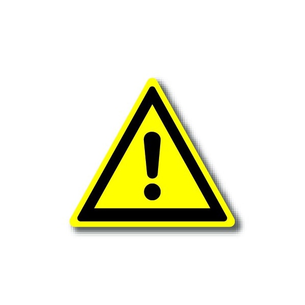 Ergomat 16in TRIANGLE SIGNS - Danger DSV-SIGN 256 #1280 -UEN - main